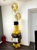 Акция ! Именная бутылка из шаров + 3 шарика с Днём рождения - Заказать воздушные шары с доставкой по Екатеринбургу "ШарыДляВас"