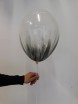 Шар с рисунком - черный + белый - Заказать воздушные шары с доставкой по Екатеринбургу "ШарыДляВас"