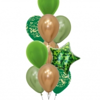 Набор шаров "Камуфляж" 2 - Заказать воздушные шары с доставкой по Екатеринбургу "ШарыДляВас"