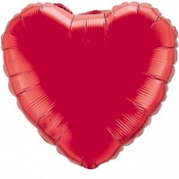Фольгированное сердце - красное - Заказать воздушные шары с доставкой по Екатеринбургу "ШарыДляВас"