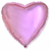 Фольгированное сердце - розовое глянцевое - Заказать воздушные шары с доставкой по Екатеринбургу "ШарыДляВас"