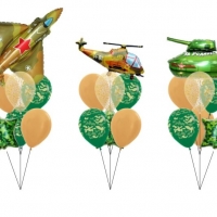 Набор шаров "Камуфляж" 5 - Заказать воздушные шары с доставкой по Екатеринбургу "ШарыДляВас"