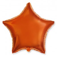 Фольгированная звезда "Оранжевый" - Заказать воздушные шары с доставкой по Екатеринбургу "ШарыДляВас"