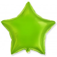 Фольгированная звезда "Лайм" - Заказать воздушные шары с доставкой по Екатеринбургу "ШарыДляВас"