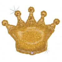 Корона золотая Голография - Заказать воздушные шары с доставкой по Екатеринбургу "ШарыДляВас"