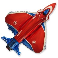 Супер истребитель (красный) - Заказать воздушные шары с доставкой по Екатеринбургу "ШарыДляВас"