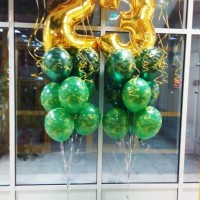 Набор шаров на 23 февраля - Заказать воздушные шары с доставкой по Екатеринбургу "ШарыДляВас"
