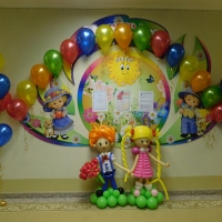 Выпускной в детском саду №2 - Заказать воздушные шары с доставкой по Екатеринбургу "ШарыДляВас"