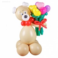 Мишка "Я тебя люблю" - Заказать воздушные шары с доставкой по Екатеринбургу "ШарыДляВас"